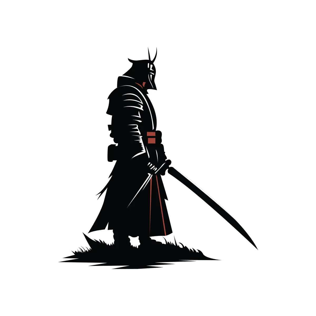 Samurai Warrior apparel artwork in a Proofello proof
